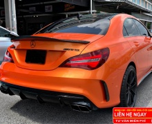 DÁN ĐỔI MÀU  CAM ĐẸP mercedes CLA 250 1  mercedes dán ô tô chuyên nghiệp wrap car decal xe hơi cao cấp nhàn decal decaltrangtrixe79 decal candy nhôm xướt chrome decal chuyển màu tem xe đẹp  giá rẻ dán ô tô tp hcm